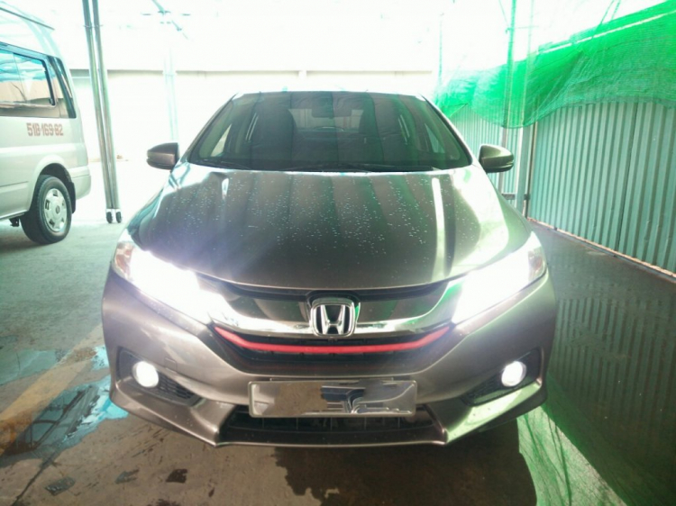 Honda City 1.5 CVT màu titan cuối 2015