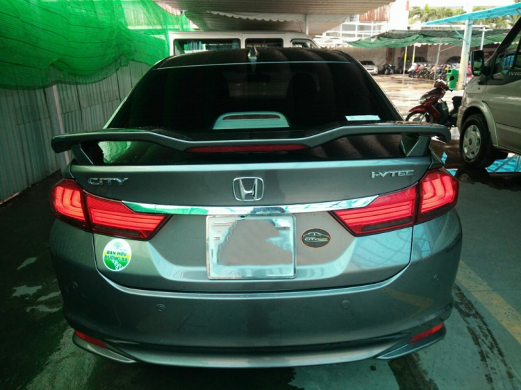 Honda City 1.5 CVT màu titan cuối 2015