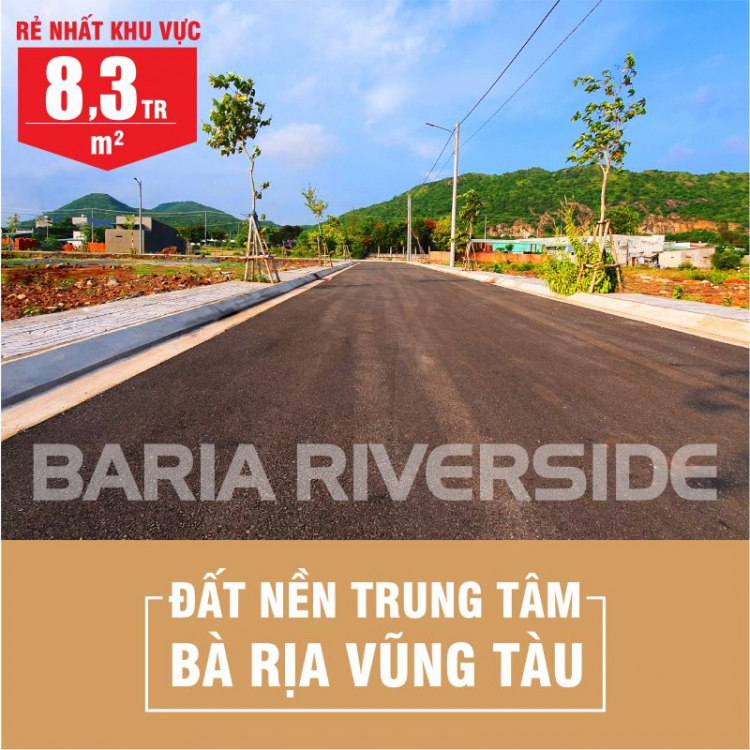 Đất sổ đỏ riêng, 8tr2/m2 cách biển Long Hải 3km