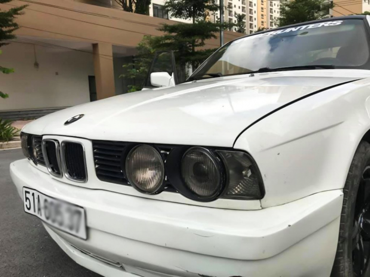 ‘’Xế già’’ BMW 5 Series (E34) rao bán với giá chưa đến 60 triệu đồng tại TP. HCM