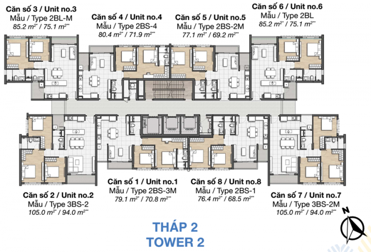 Cần bán gấp 2 căn hộ Palm Heights Quận 2