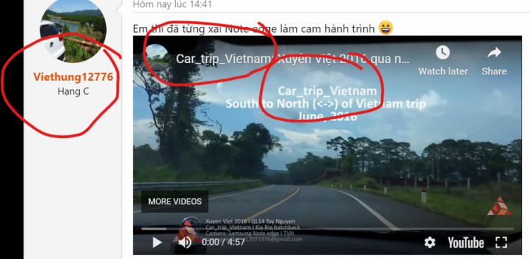 Chia sẻ video từ camera hành trình, các bác đang xài cam gì???