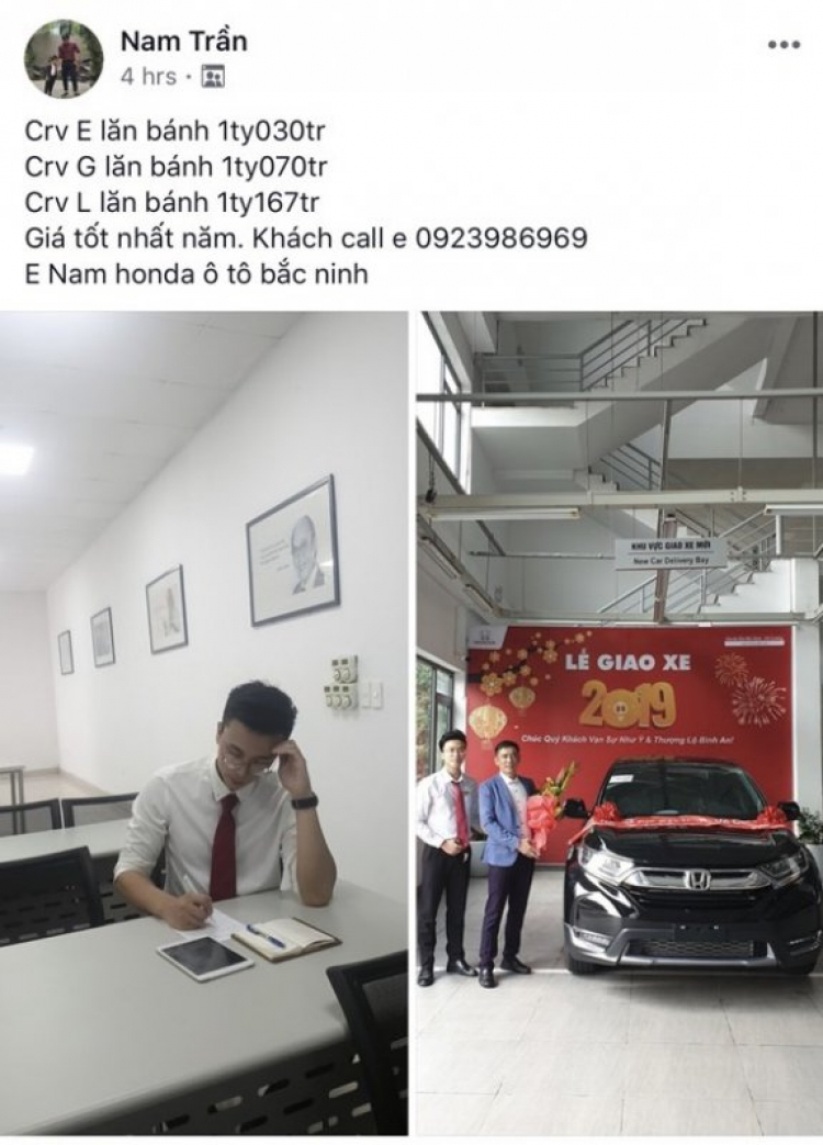 Bán Honda CR-V Turbo dk 1/2019 siêu lướt odo 5000 km Bán Honda CR-V Turbo dk 1/2019 siêu lướt odo 5000 km