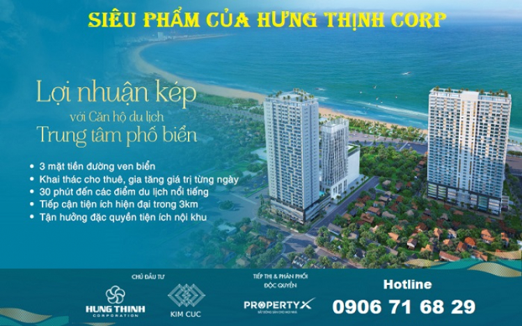 Hưng Thịnh Quy Nhơn Melody căn hộ biển du lịch