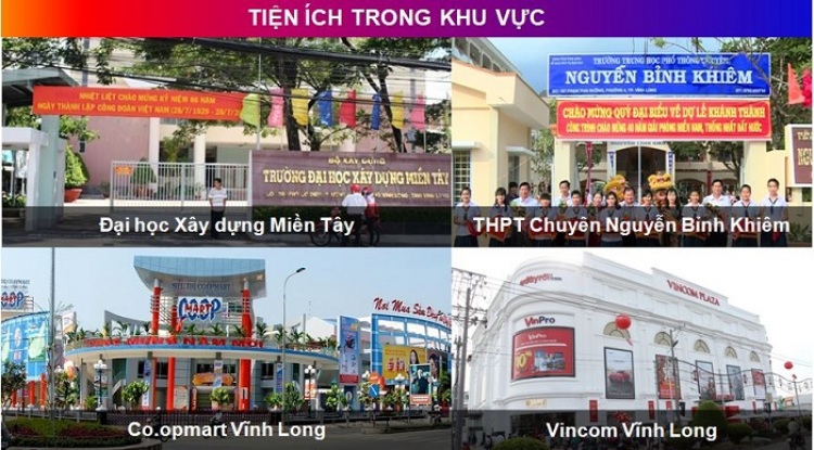 Đất nền sổ đỏ tại Vĩnh Long giá tốt