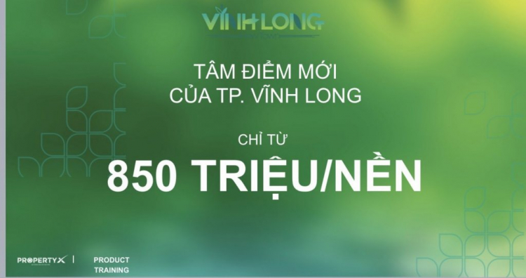 Mua đất nền sổ đỏ TTTP Vĩnh Long hưởng chiết khấu ưu đãi từ 3-18%