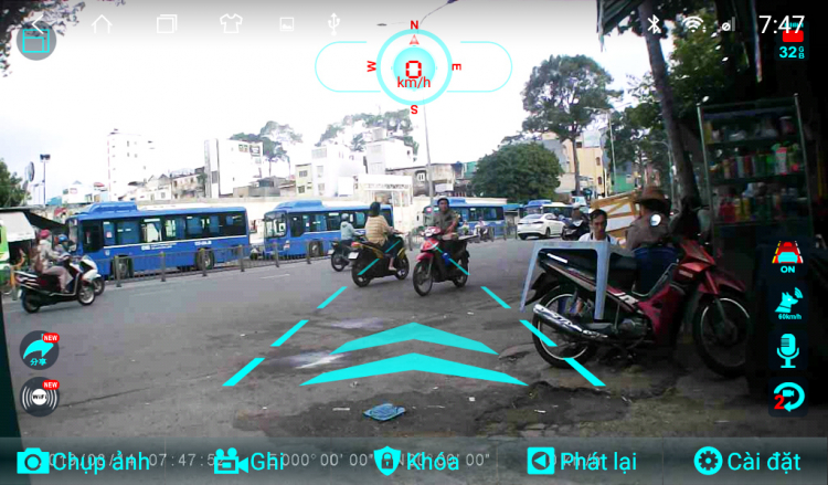 Camera hành trình tích hợp android cao cấp 500.000