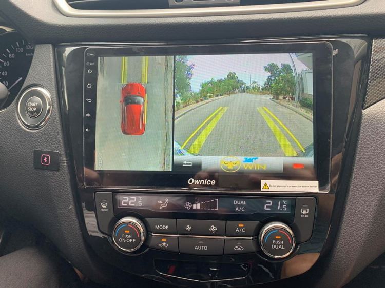 Lắp camera 360 độ owin cho xe Nissan Xtrail 2019