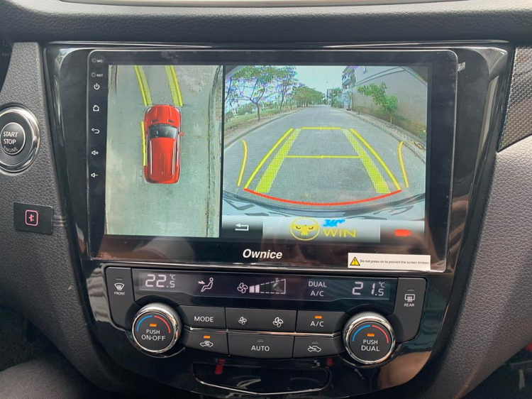 Lắp camera 360 độ owin cho xe Nissan Xtrail 2019