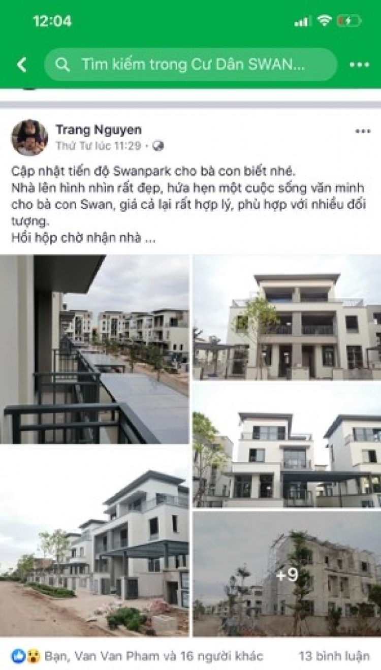 Dự án Swan Park  / Samco / XDHN - Nhơn Trạch /  Tiến độ , hình ảnh cập nhật trang 1