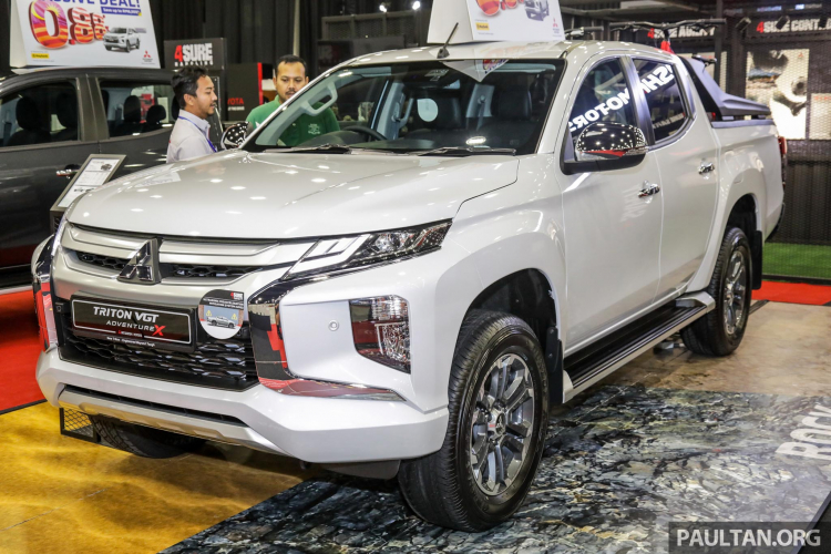 Mitsubishi Triton 2019 tại Malaysia được nâng cấp thanh gá thùng; không đổi giá bán