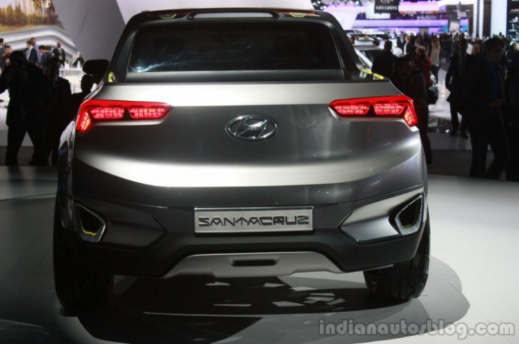 Hyundai giới thiệu Santa Cruz Concept với thiết kế độc đáo