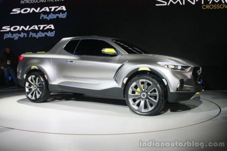 Hyundai giới thiệu Santa Cruz Concept với thiết kế độc đáo