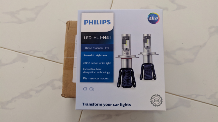 Philips Led H4 Ultinon Esential 1tr250