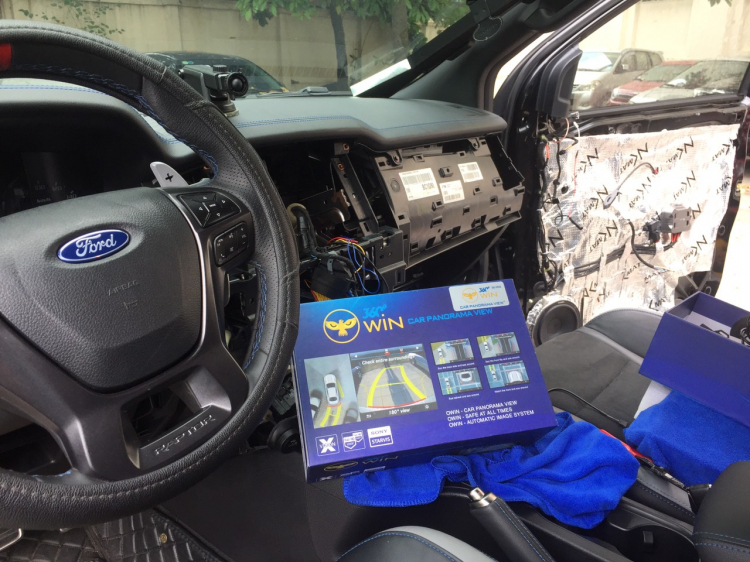 Lắp đặt Camera 360 độ Owin cho Ford Ranger Raptor 2019.