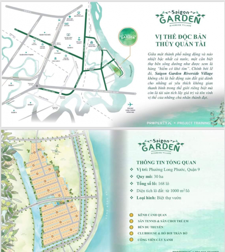 SÀI GÒN GARDEN RIVERSIDE VILLAGE Quận 9: Tuyệt phẩm độc nhất giữa lòng Sài Gòn