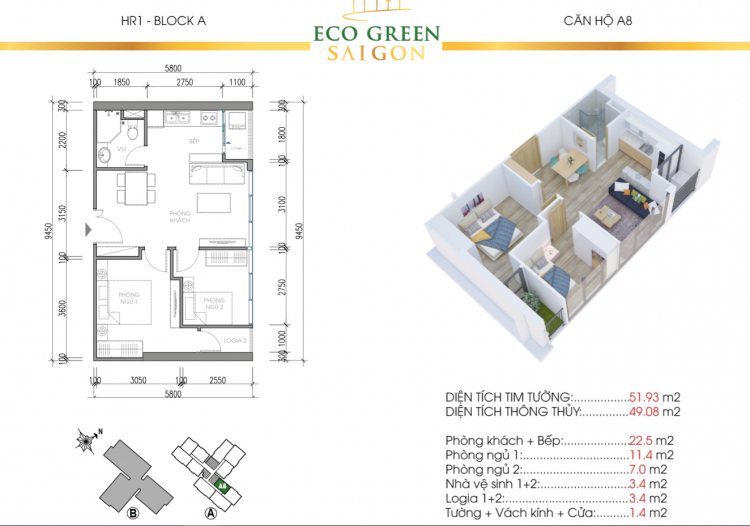 Eco Green Saigon Quận 7 - Phần 2: Thiết kế căn hộ & Nhà mẫu - Trải nghiệm căn hộ bàn giao đầu tiên