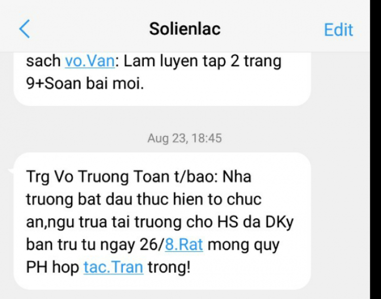 Cư dân Vin Bason không được vô Lớp 1 Trường Tiểu Học Nguyễn Bỉnh Khiêm