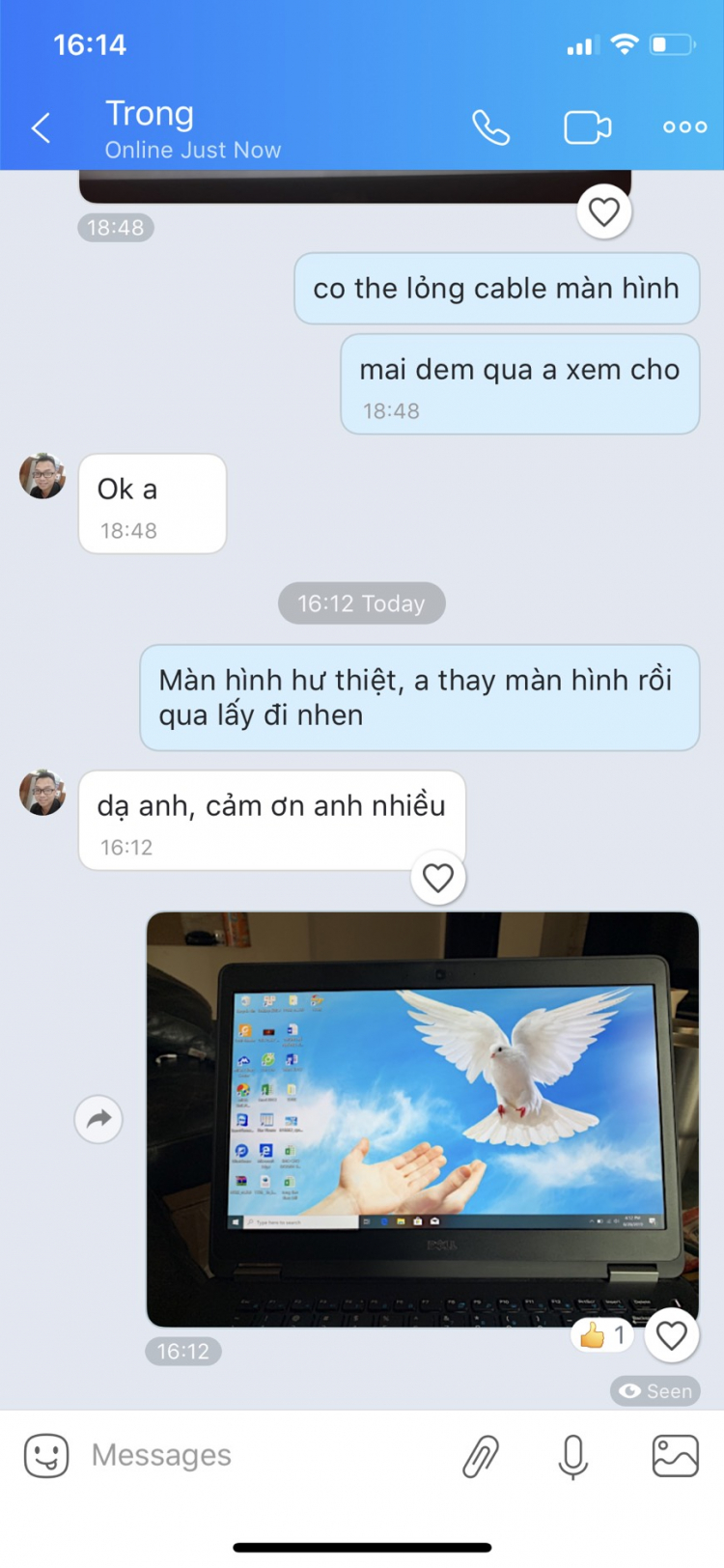 Chỗ thay màn macbook pro 2016 giá rẻ Chỗ thay màn macbook pro 2016 giá rẻ