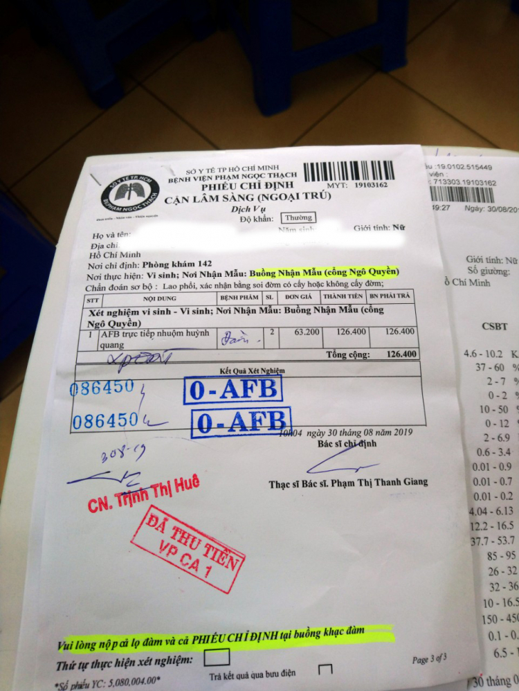Bệnh viện khám lao phổi? Bệnh viện khám lao phổi?