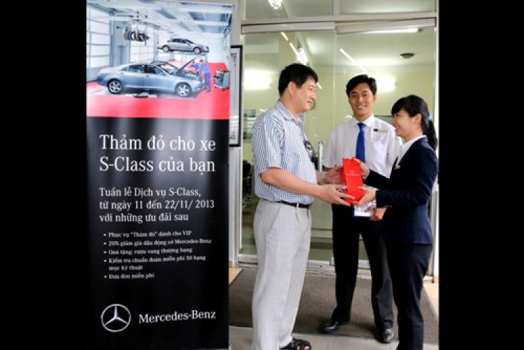Mercedes-Benz tổ chức chương trình Tuần lễ Dịch vụ Thảm đỏ dành riêng cho S-Class
