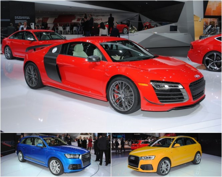 Những “ngôi sao” của Audi tại Detroit Motor Show 2015