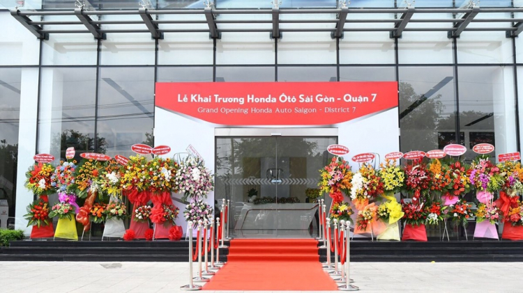 Khai trương Đại lý Honda Ôtô thứ 5 tại Thành phố Hồ Chí Minh - Honda Ôtô Sài Gòn - Quận 7