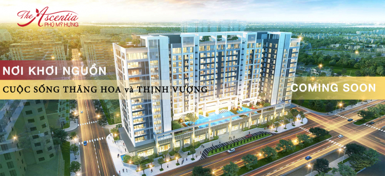 Bảng giá dự án The Ascentia Phú Mỹ Hưng chỉ từ 3 tỷ.