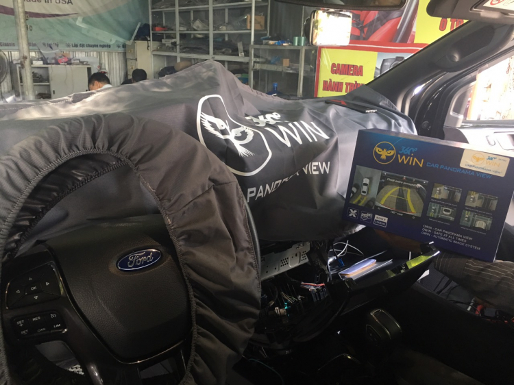 Lắp đặt Camera 360 độ Owin cho Ford Ranger Raptor 2019.