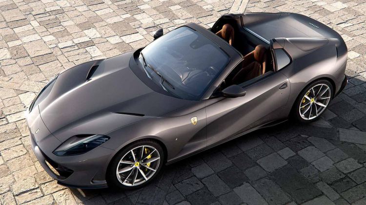 Ferrari giới thiệu 812 GTS: Siêu mui trần V12 6.5L mạnh 789 mã lực