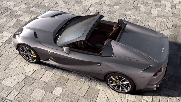 Ferrari giới thiệu 812 GTS: Siêu mui trần V12 6.5L mạnh 789 mã lực