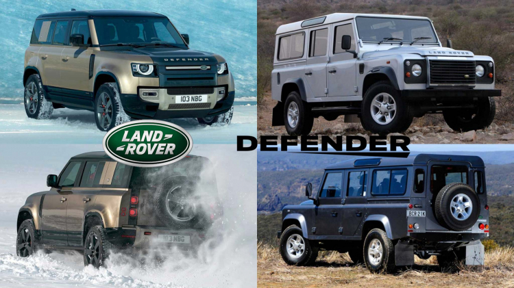 Nhìn lại sự khác biệt giữa Land Rover Defender thế hệ mới và cũ