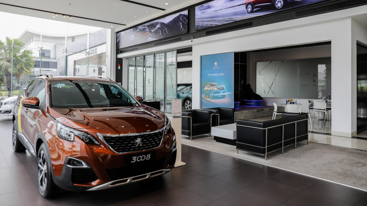 Hệ thống showroom Peugeot chuẩn 3S toàn cầu tại Việt Nam