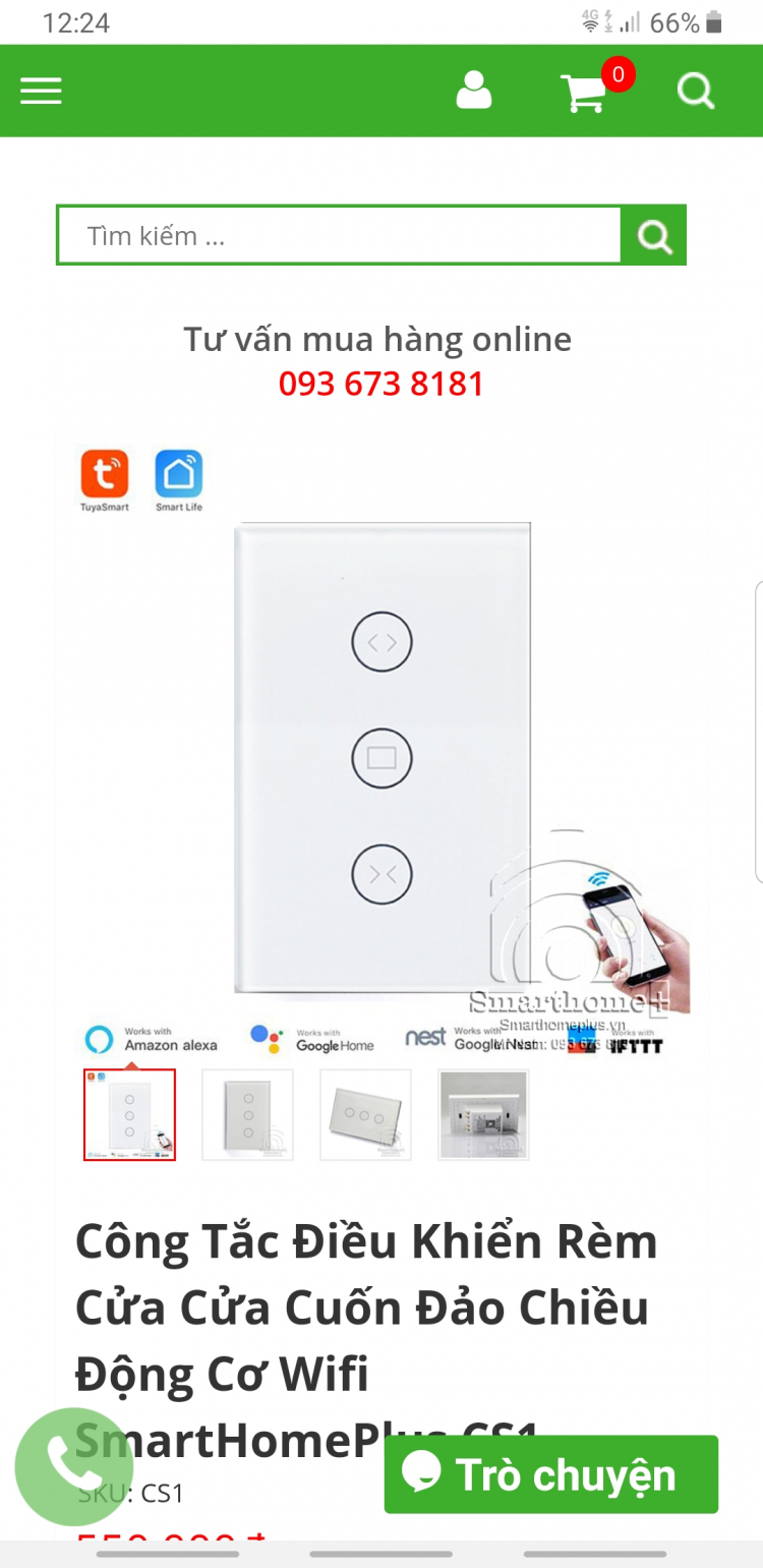 Chọn thiết bị thu phát điều khiển cửa cuốn trên điện thoại Chọn thiết bị thu phát điều khiển cửa cuốn trên điện thoại