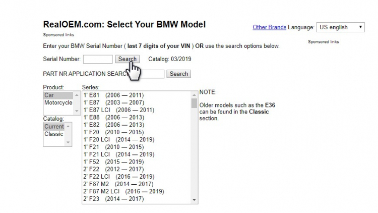 Hướng dẫn chi tiết cách tra mã phụ tùng BMW cho các BIMMER