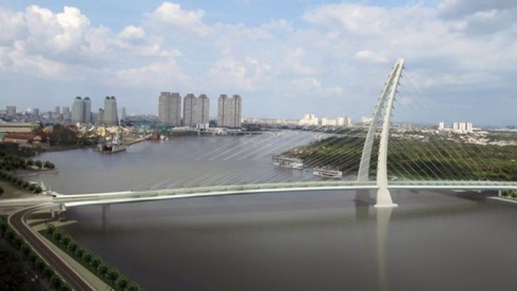 Khởi công dự án cầu đi bộ vượt sông Sài Gòn