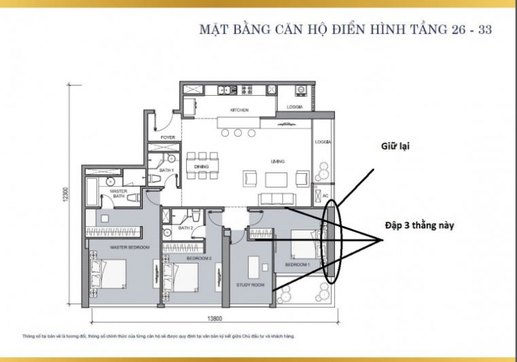 Xin hỏi về thay đổi kết cấu căn hộ !