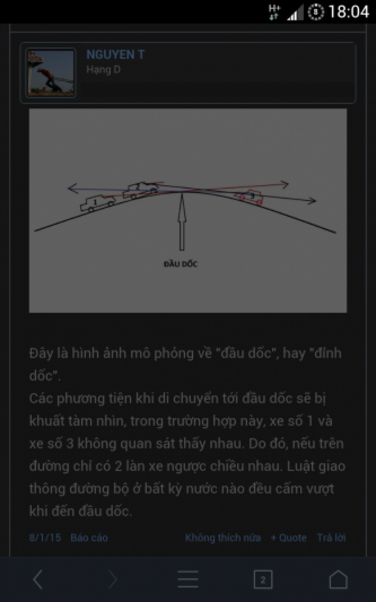 "Đầu dốc" thuộc "đường dốc", vậy vi phạm nơi "đường dốc" có bị xem là vi phạm tại "đầu dốc"? "Đầu dốc" thuộc "đường dốc", vậy vi phạm nơi "đường dốc" có bị xem là vi phạm tại "đầu dốc"?