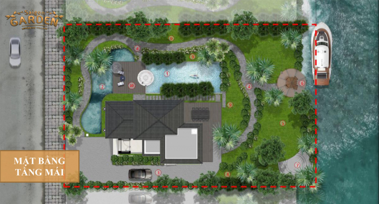 Biệt thự vườn Q9 Hưng Thịnh 21-29tr/m2 diện tích 1000m2 phong cách sống xanh