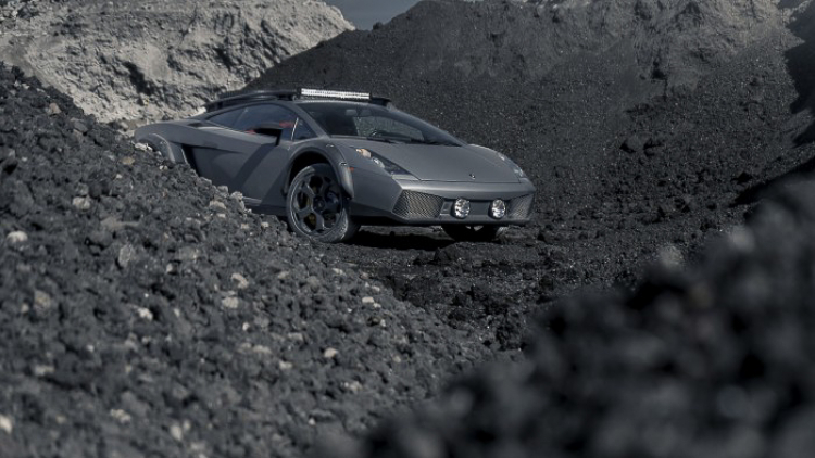 Tận mục Lamborghini Gallardo nâng gầm, chuyên trị off-road