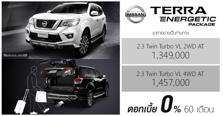 Tìm hiểu Nissan Terra tại Thái Lan: 03 phiên bản lắp máy dầu 2.3L twin-turbo