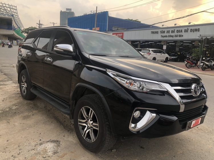 Fortuner X 2017, máy xăng, giảm ngay đến 40tr, màu đen, hỗ tợ vay ngân hàng