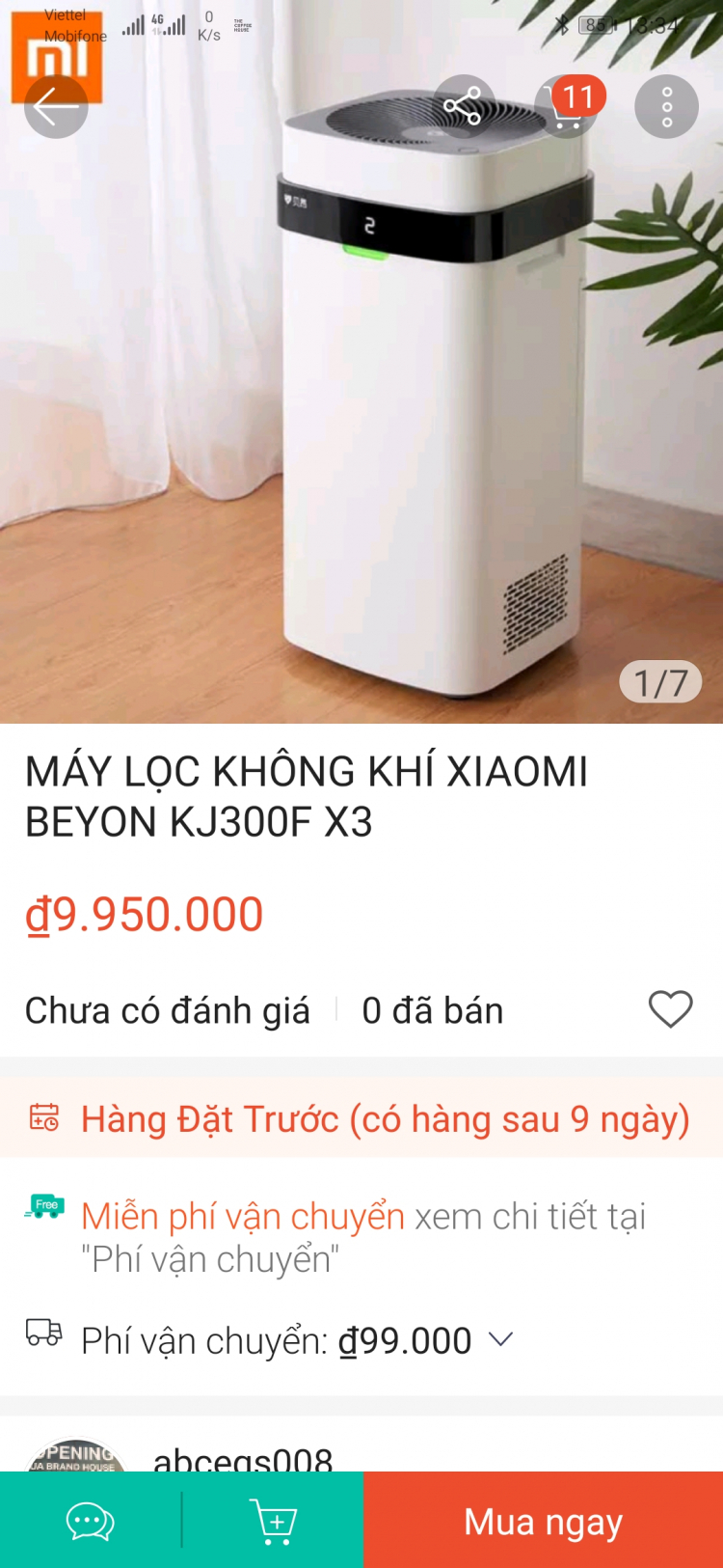 Em hỏi máy lọc ko khí