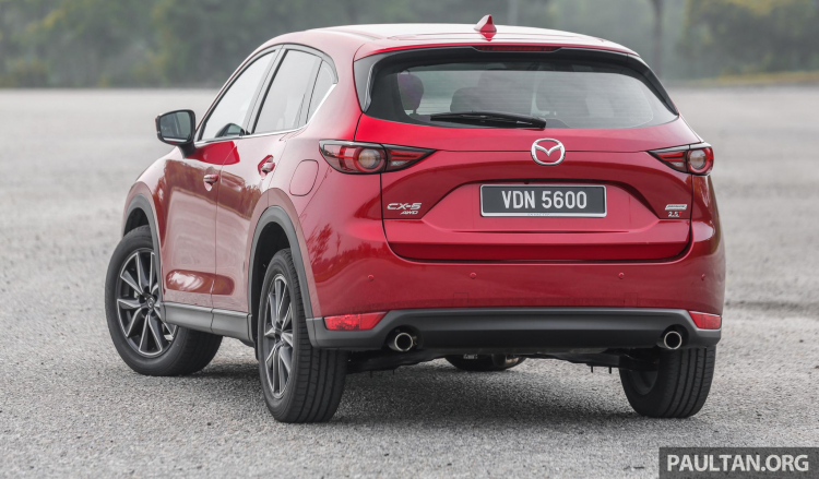 Cận cảnh Mazda CX-5 turbo tại Malaysia; tiêu thụ trung bình 8.2 lít / 100 km