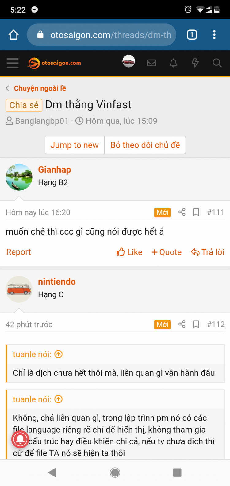Dm thằng Vinfast Dm thằng Vinfast