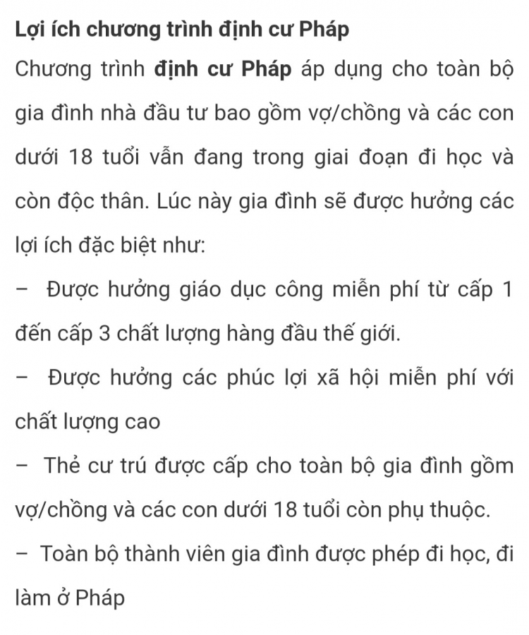 Nhân có thớt đi Mỹ, em hỏi về đi Pháp