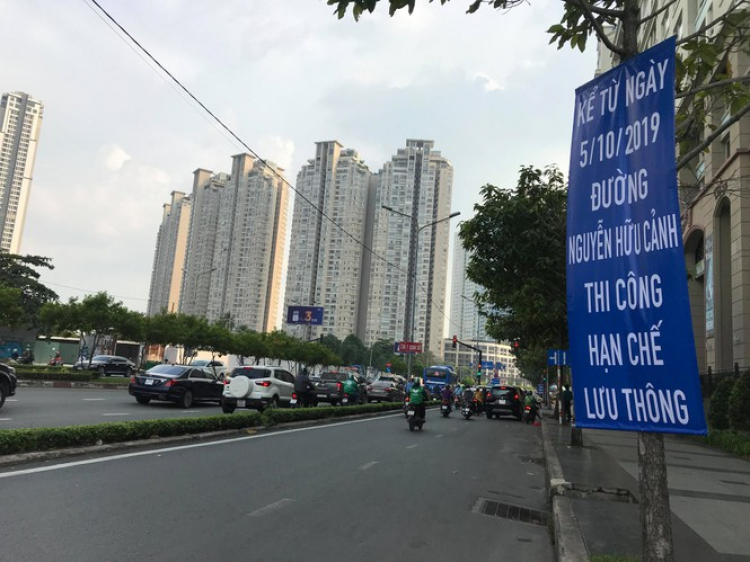 Mặt đường Nguyễn Hữu Cảnh được nâng thêm từ 50cm - 1,2m người dân đang lo sợ