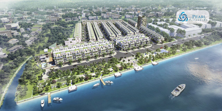 Mở bán dự án Nhà Phố Biệt Thự ven sông The Pearl Riverside Bến Lức