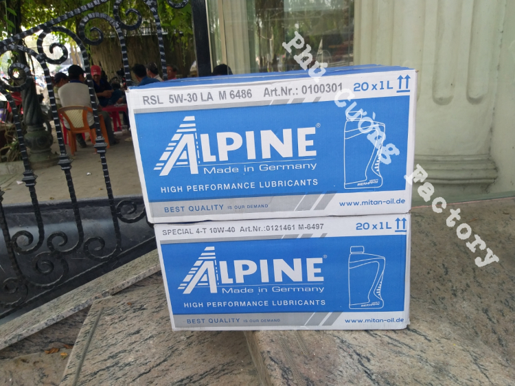 PP Nhớt ALPINE nhập khẩu từ Đức