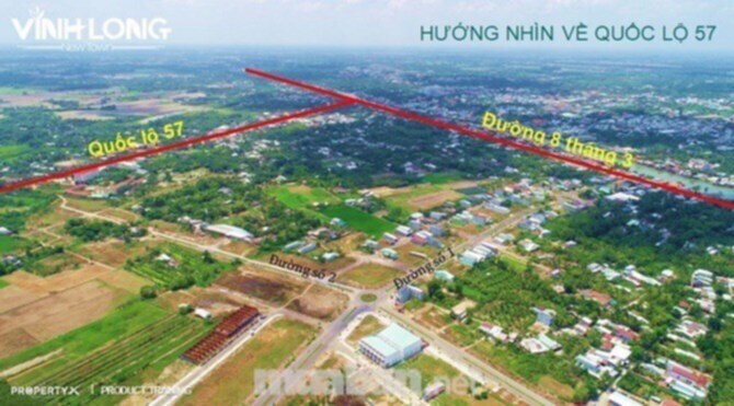 DỰ ÁN VĨNH LONG NEWTOWN 1,4 TỶ, CK1%